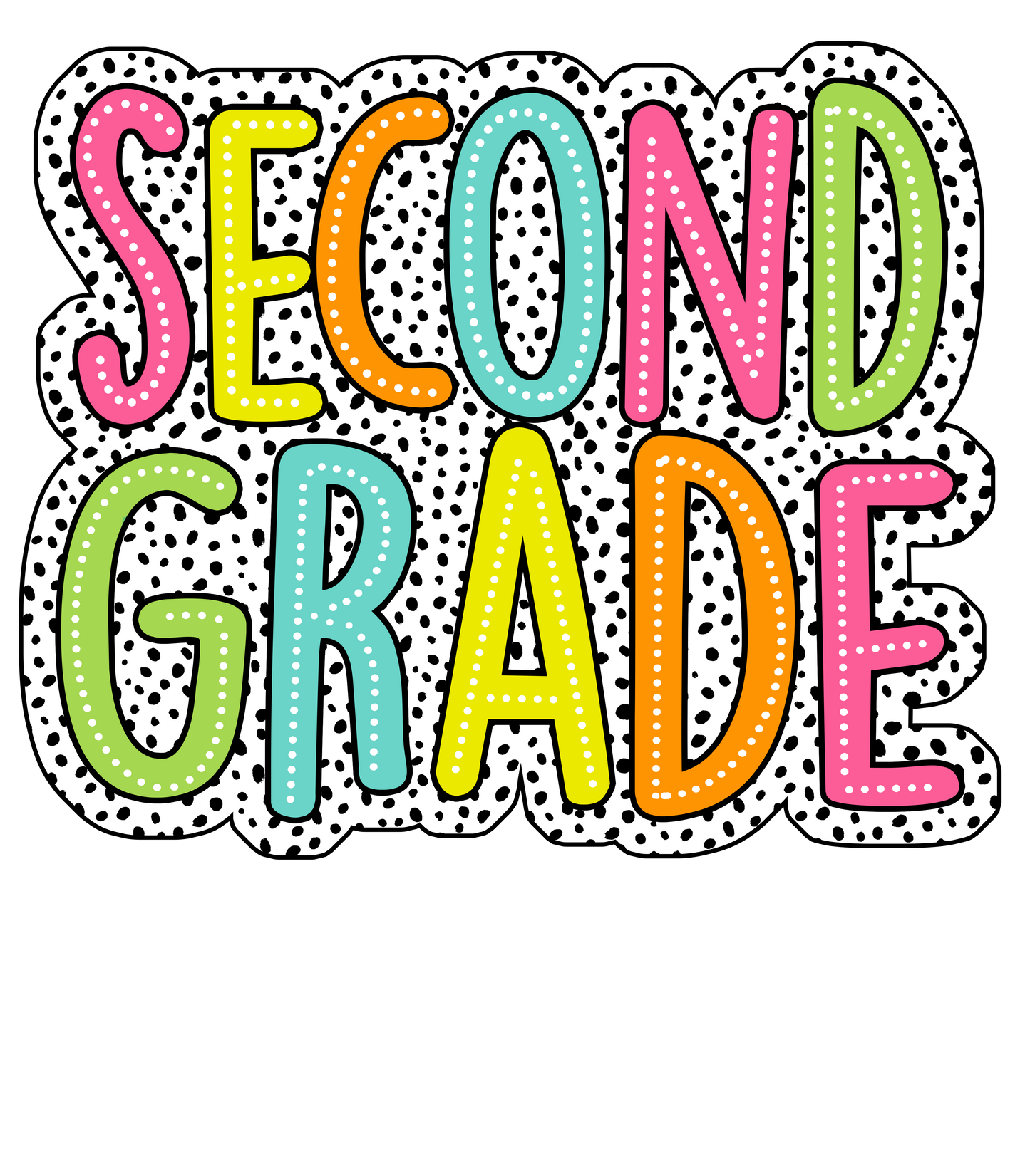 Polka dot Grades DTF Prints