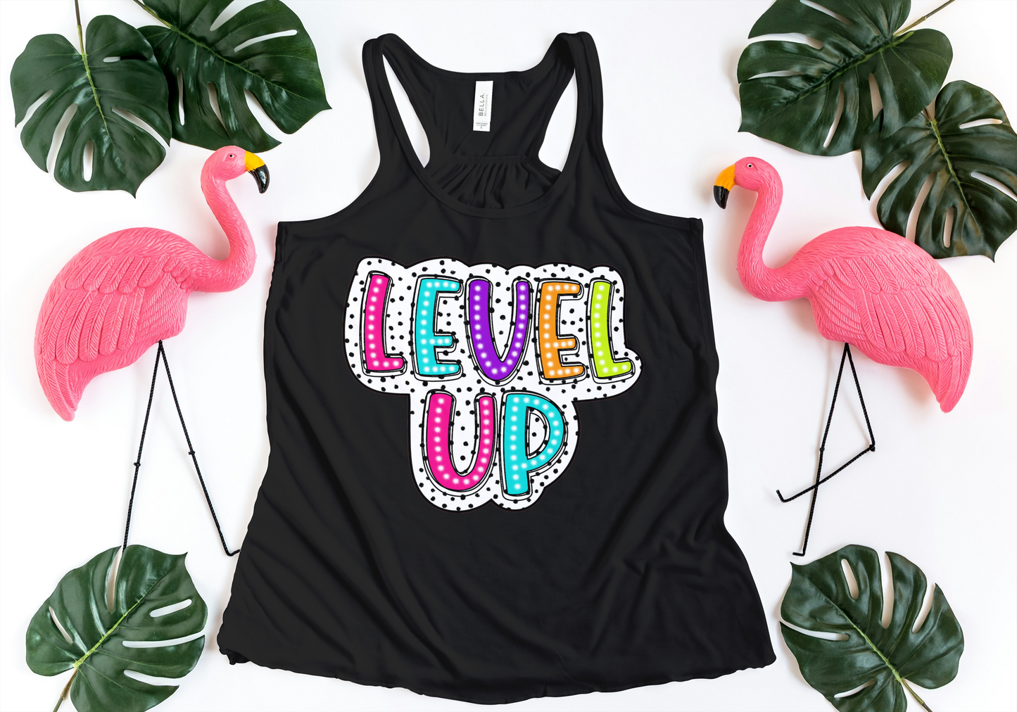 Level Up Polka Dots Colorful Shirt