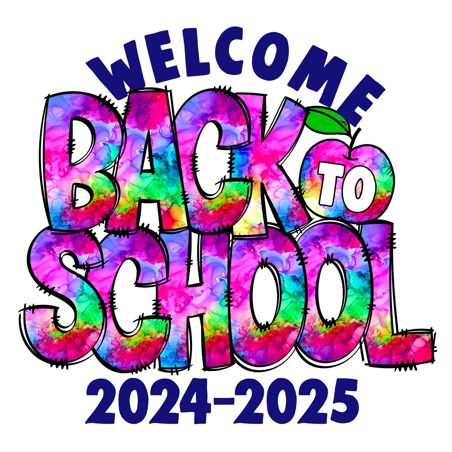 Back to school DTF Prints